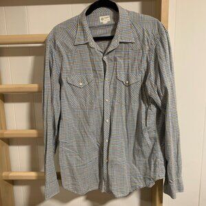 J. Crew: Pearl Snap Plaid Button Down | Size: XL